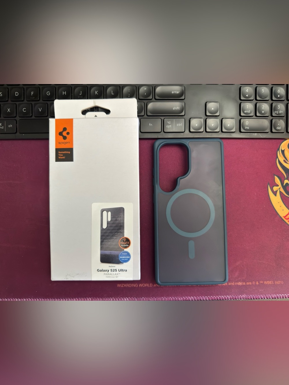 Spigen MagFit and Latvin Samsung S25 Ultra Cases – Blue Gray